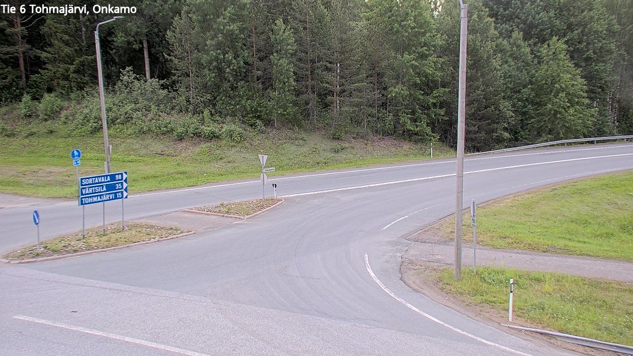 Weather Camera Image Road 6 Tohmajärvi, Onkamo, Tohmajärvi, Pohjois-Karjala