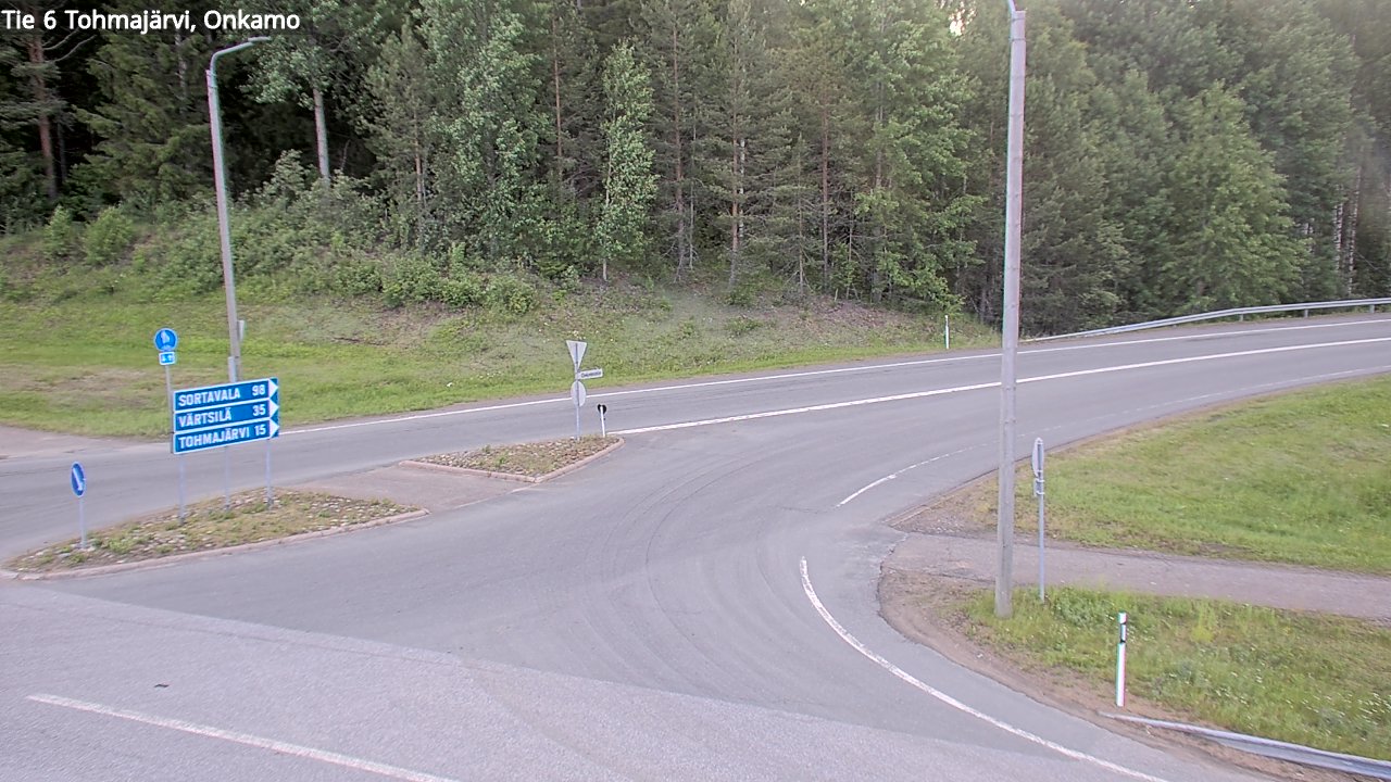 Weather Camera Image Road 6 Tohmajärvi, Onkamo, Tohmajärvi, Pohjois-Karjala