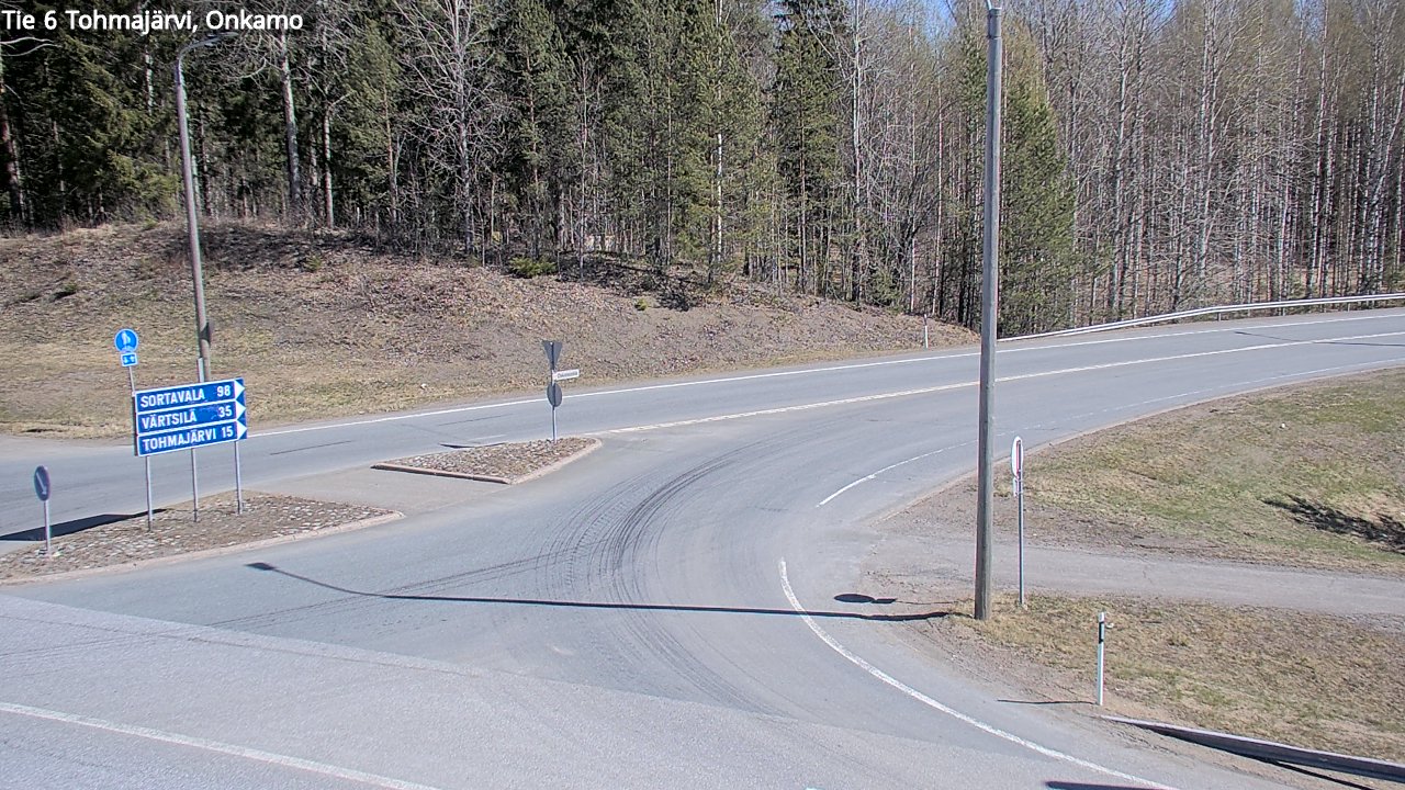 Weather Camera Image Väg 6 Tohmajärvi, Onkamo, Tohmajärvi, Pohjois-Karjala