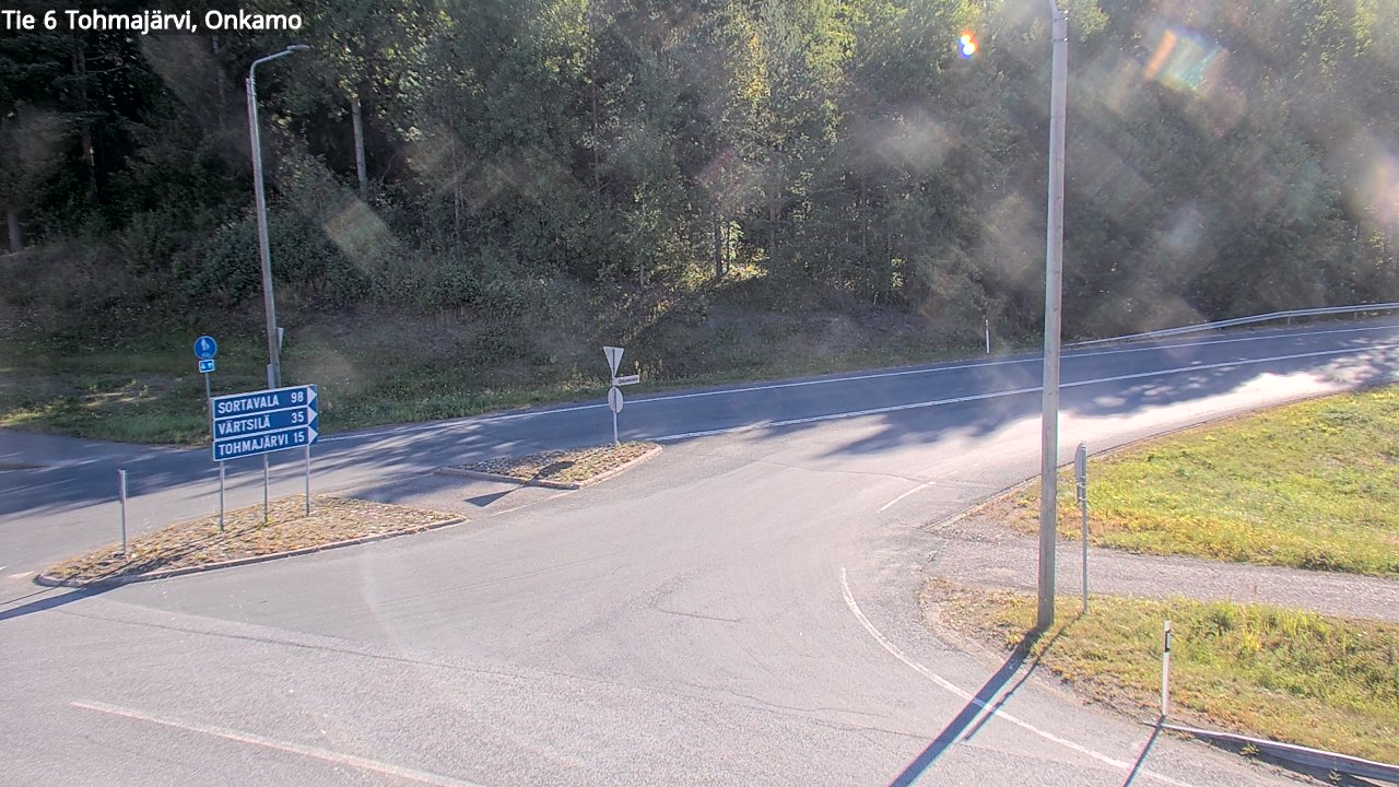 Weather Camera Image Väg 6 Tohmajärvi, Onkamo, Tohmajärvi, Pohjois-Karjala