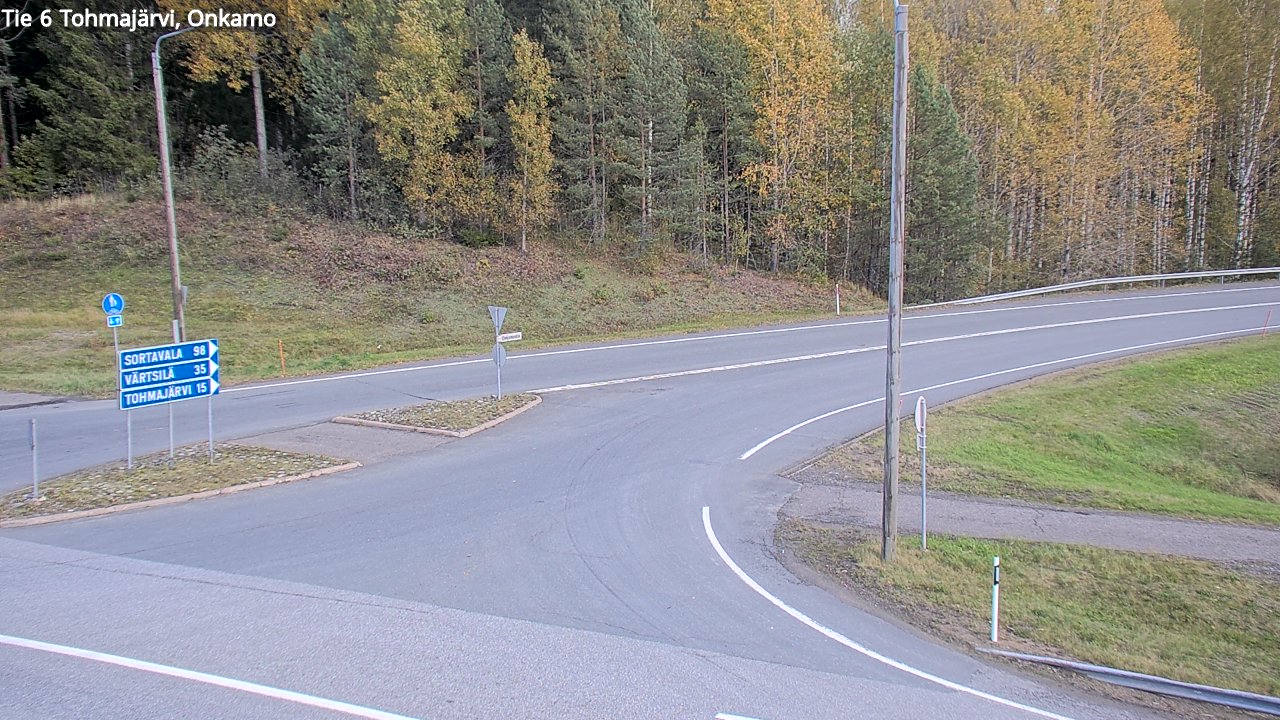 Weather Camera Image Road 6 Tohmajärvi, Onkamo, Tohmajärvi, Pohjois-Karjala