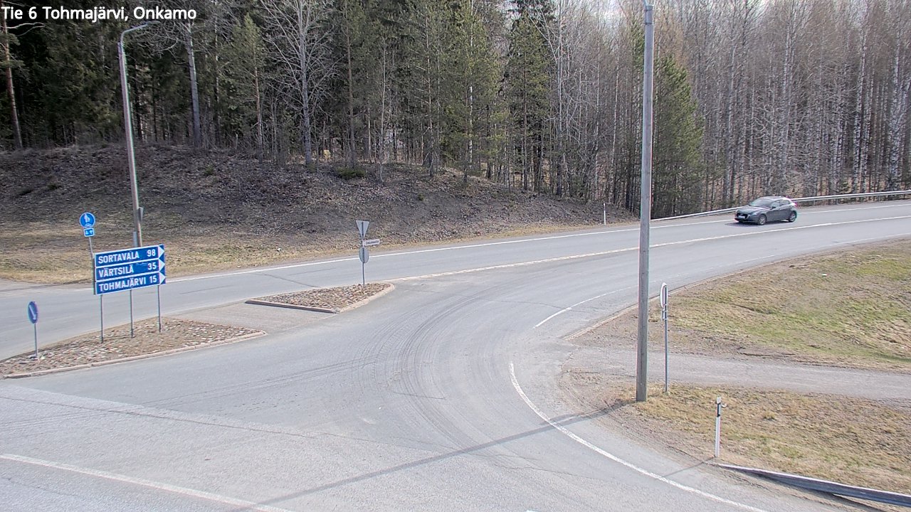 Weather Camera Image Road 6 Tohmajärvi, Onkamo, Tohmajärvi, Pohjois-Karjala