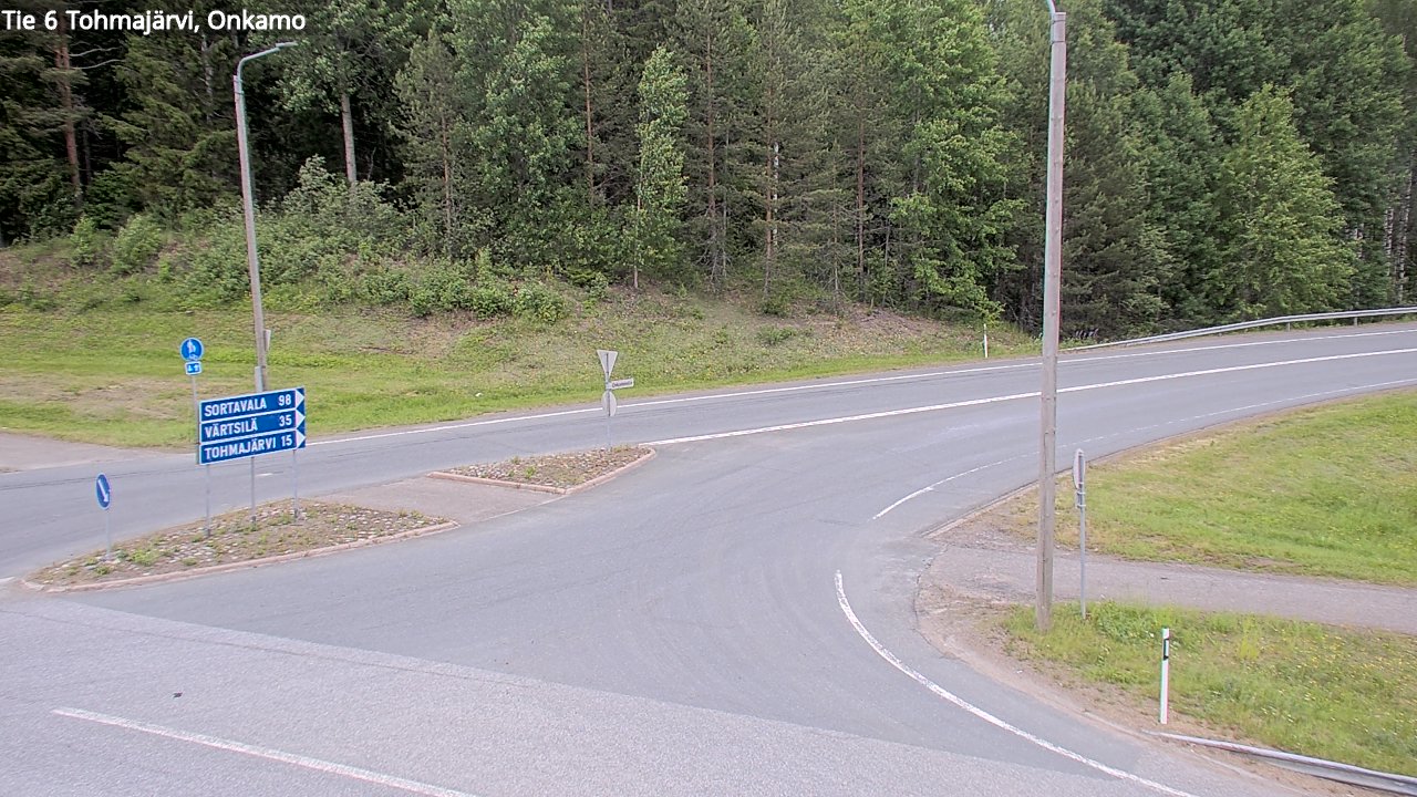 Kelikamerat Kuva Tie 6 Tohmajärvi, Onkamo, Tohmajärvi, Pohjois-Karjala