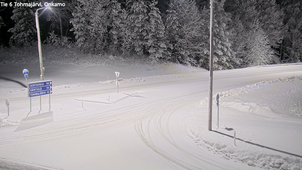 Kelikamerat Kuva Tie 6 Tohmajärvi, Onkamo, Tohmajärvi, Pohjois-Karjala