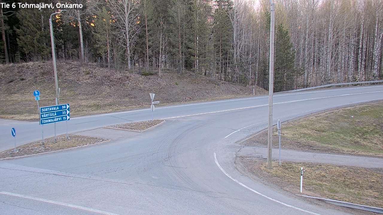 Weather Camera Image Road 6 Tohmajärvi, Onkamo, Tohmajärvi, Pohjois-Karjala
