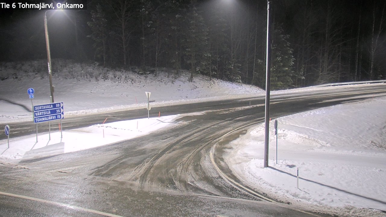 Weather Camera Image Väg 6 Tohmajärvi, Onkamo, Tohmajärvi, Pohjois-Karjala