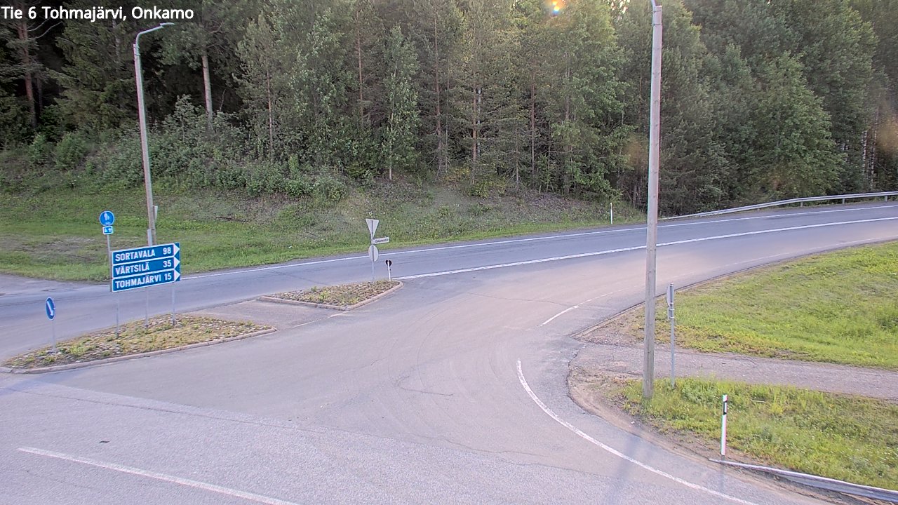 Weather Camera Image Road 6 Tohmajärvi, Onkamo, Tohmajärvi, Pohjois-Karjala