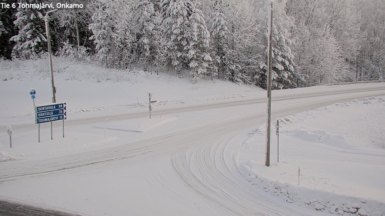 Kelikamerat Kuva Tie 6 Tohmajärvi, Onkamo, Tohmajärvi, Pohjois-Karjala