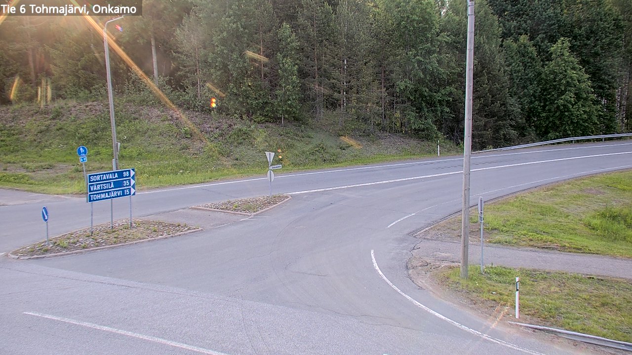 Weather Camera Image Road 6 Tohmajärvi, Onkamo, Tohmajärvi, Pohjois-Karjala