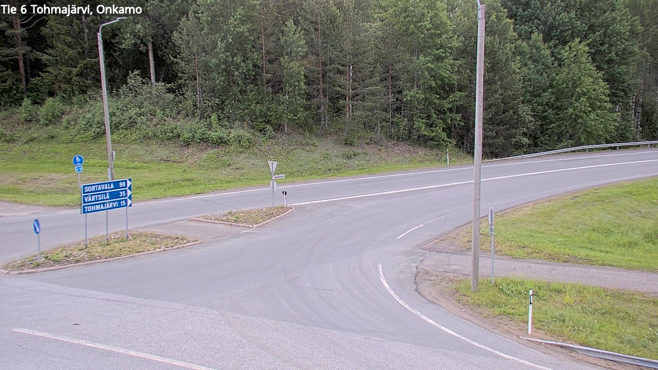 Weather Camera Image Road 6 Tohmajärvi, Onkamo, Tohmajärvi, Pohjois-Karjala