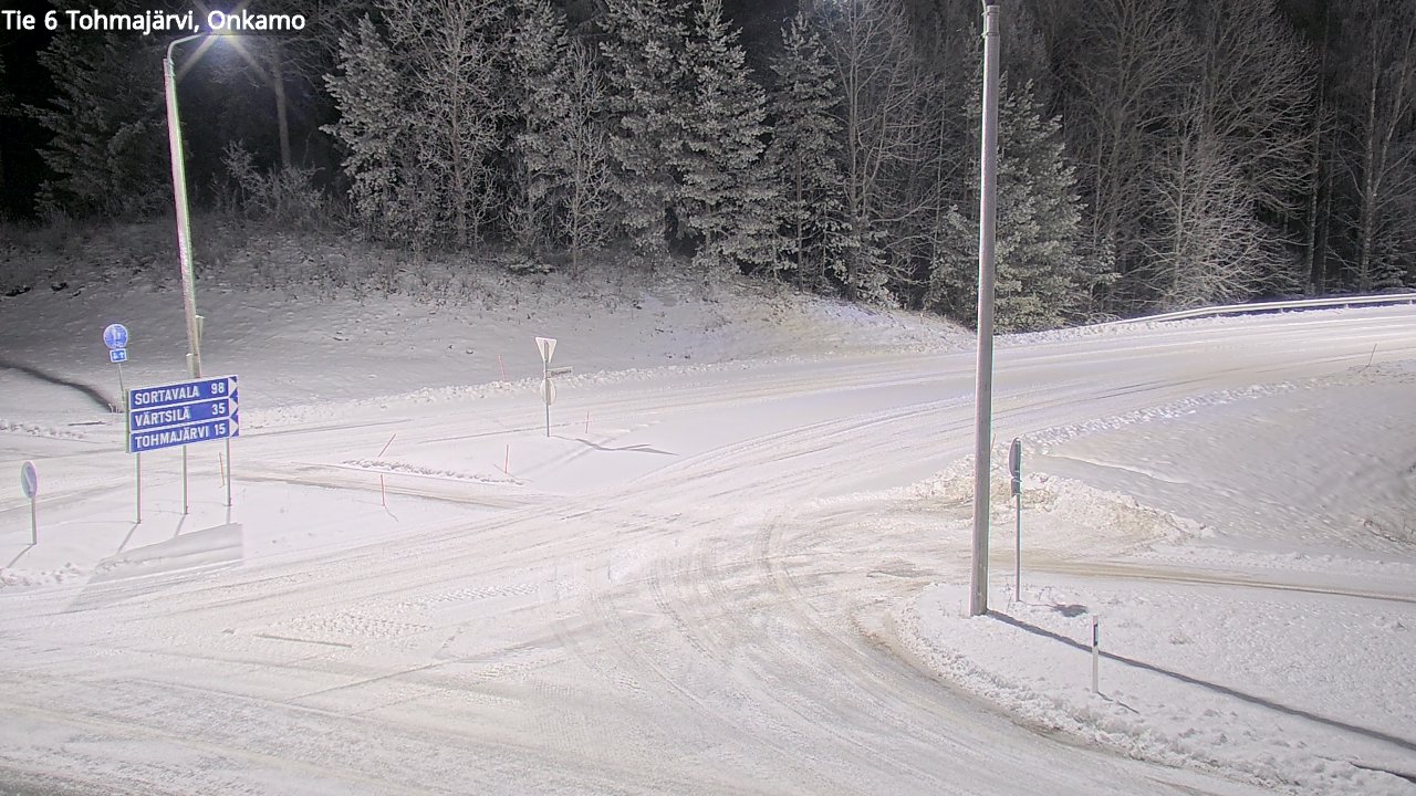 Kelikamerat Kuva Tie 6 Tohmajärvi, Onkamo, Tohmajärvi, Pohjois-Karjala