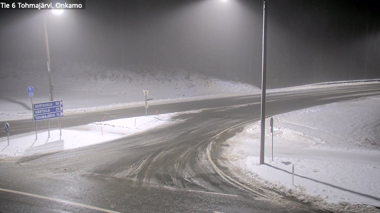 Weather Camera Image Väg 6 Tohmajärvi, Onkamo, Tohmajärvi, Pohjois-Karjala