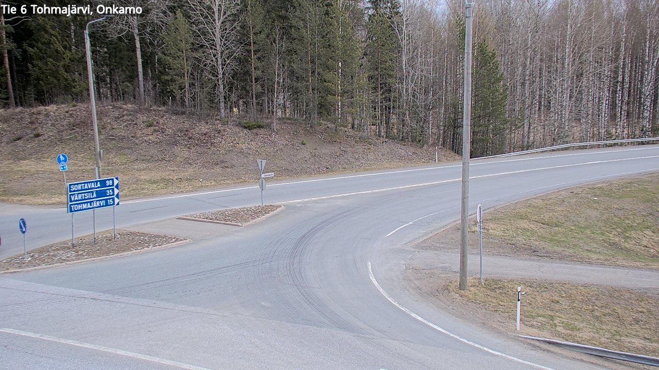 Weather Camera Image Road 6 Tohmajärvi, Onkamo, Tohmajärvi, Pohjois-Karjala