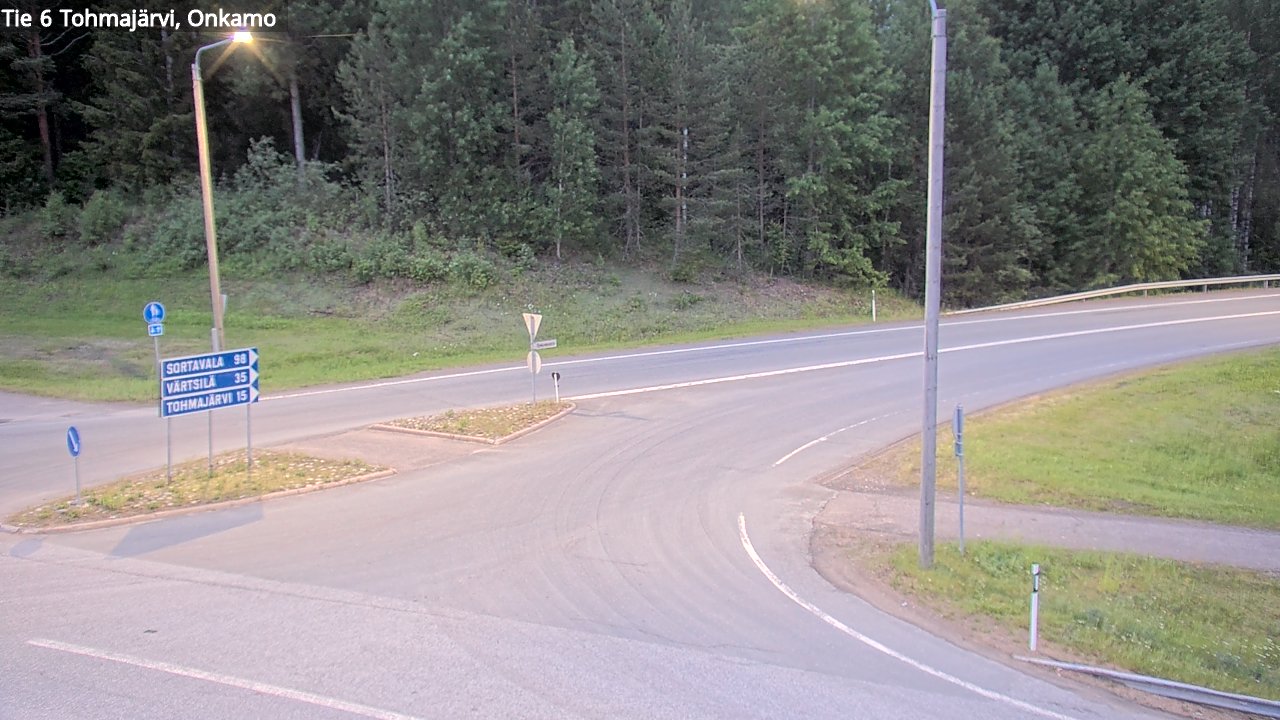 Weather Camera Image Road 6 Tohmajärvi, Onkamo, Tohmajärvi, Pohjois-Karjala