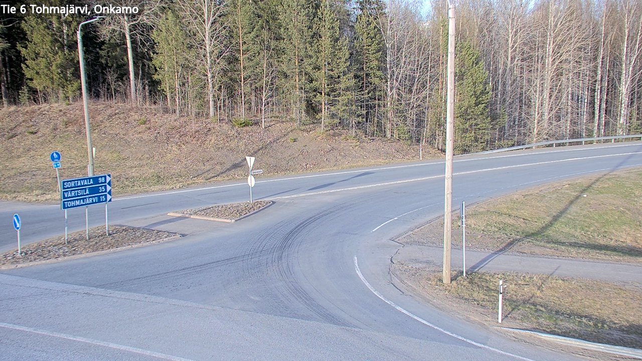 Weather Camera Image Road 6 Tohmajärvi, Onkamo, Tohmajärvi, Pohjois-Karjala