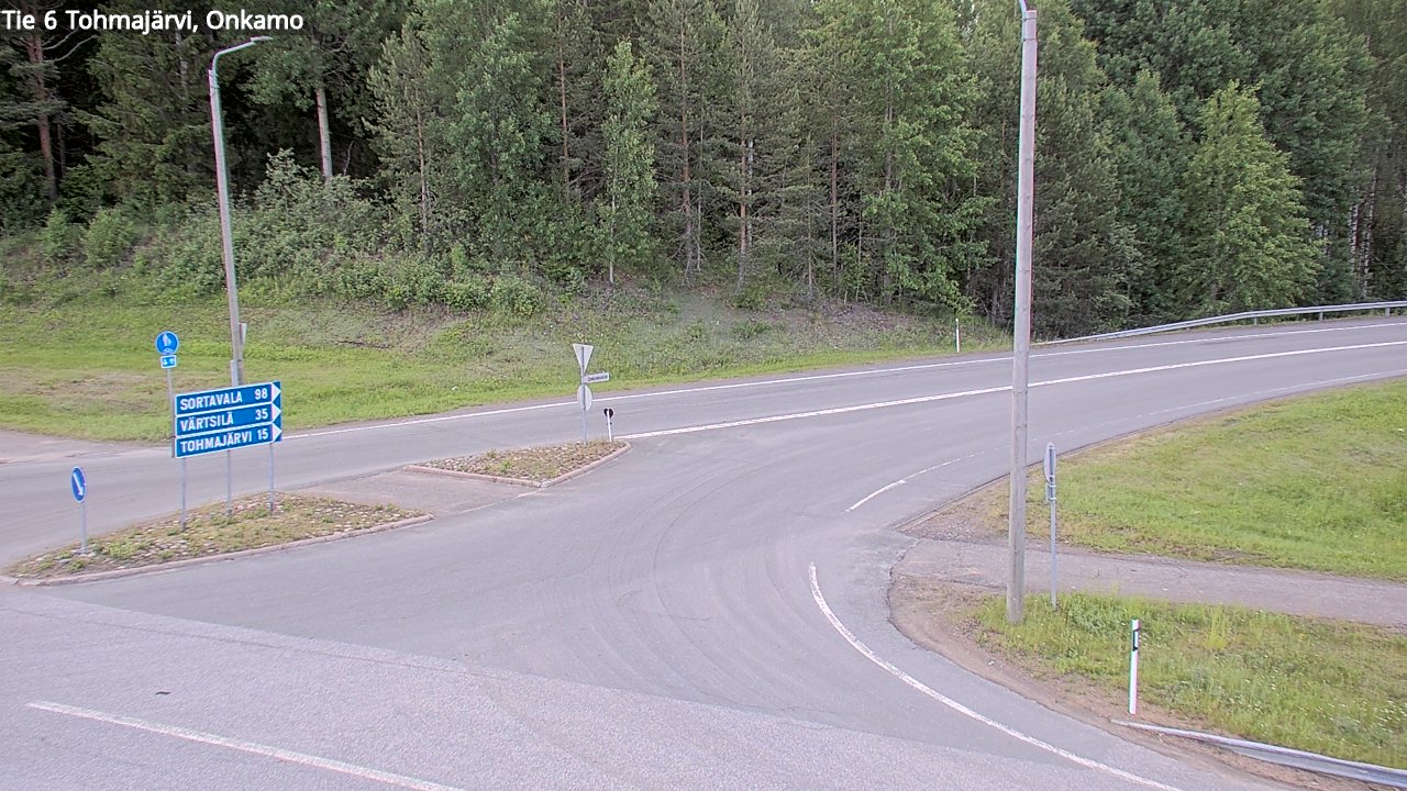 Weather Camera Image Road 6 Tohmajärvi, Onkamo, Tohmajärvi, Pohjois-Karjala