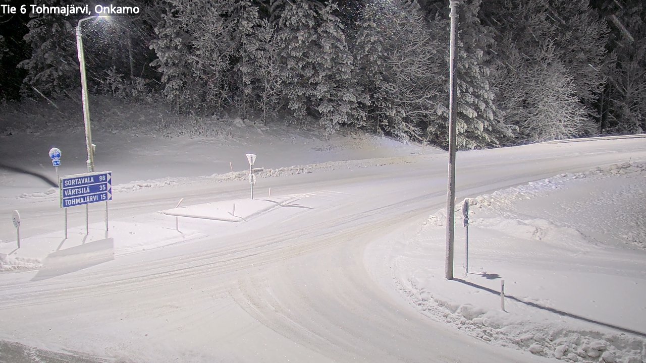 Kelikamerat Kuva Tie 6 Tohmajärvi, Onkamo, Tohmajärvi, Pohjois-Karjala