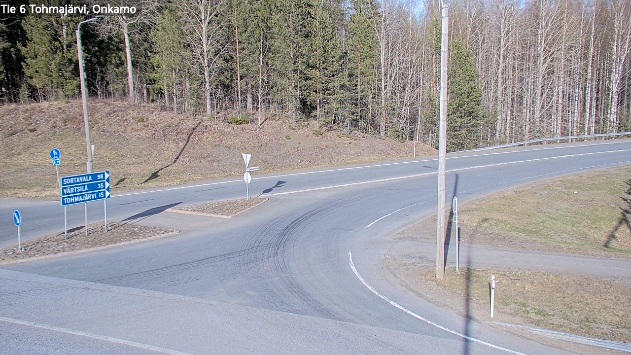 Weather Camera Image Road 6 Tohmajärvi, Onkamo, Tohmajärvi, Pohjois-Karjala