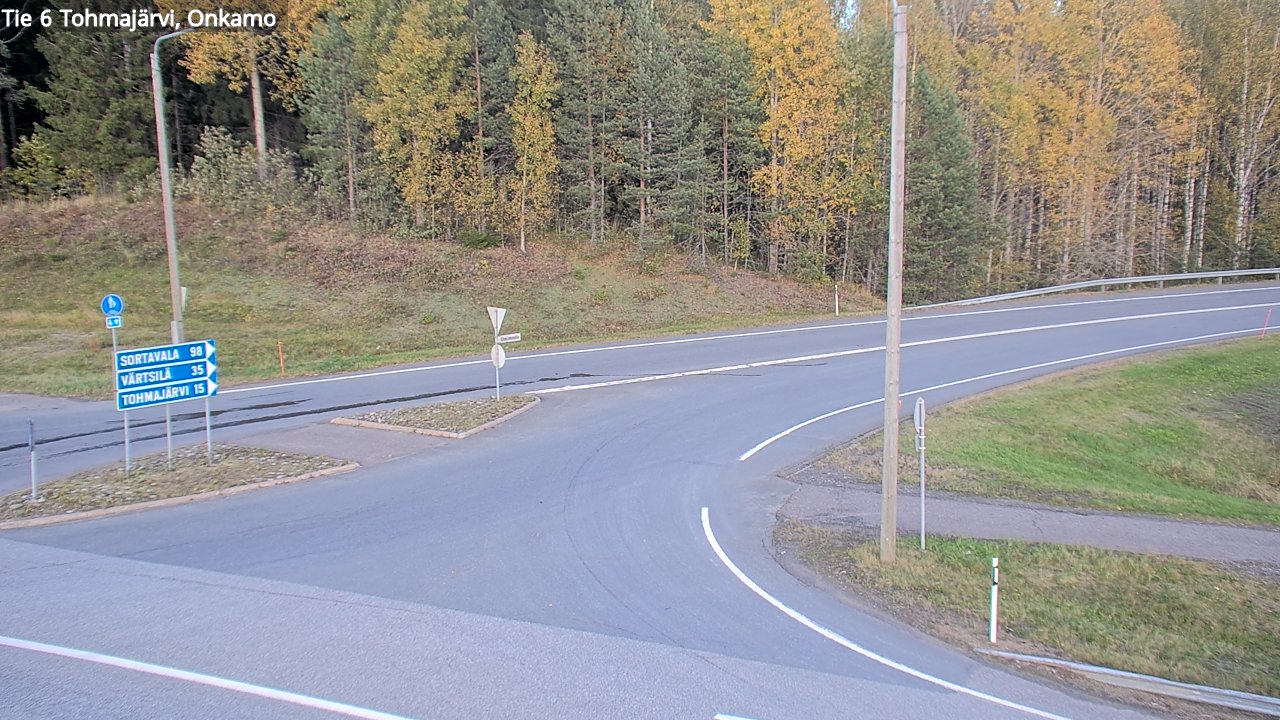 Weather Camera Image Väg 6 Tohmajärvi, Onkamo, Tohmajärvi, Pohjois-Karjala