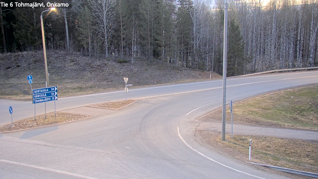 Weather Camera Image Road 6 Tohmajärvi, Onkamo, Tohmajärvi, Pohjois-Karjala