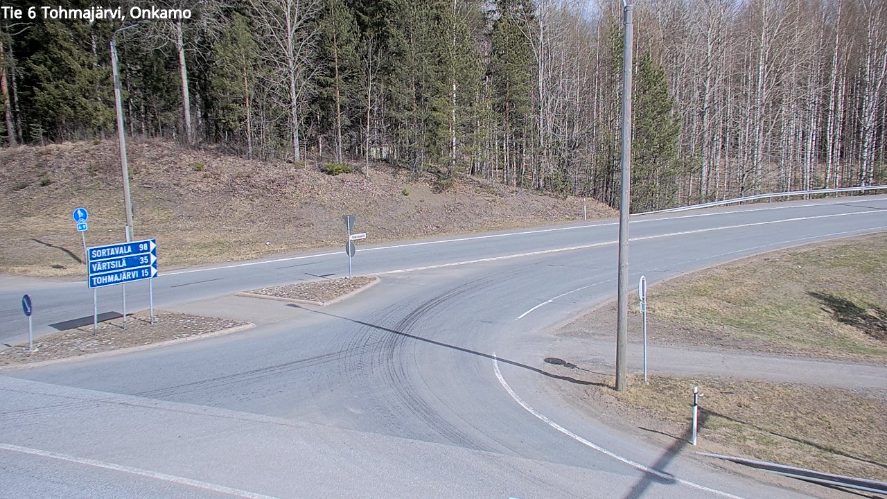 Weather Camera Image Road 6 Tohmajärvi, Onkamo, Tohmajärvi, Pohjois-Karjala