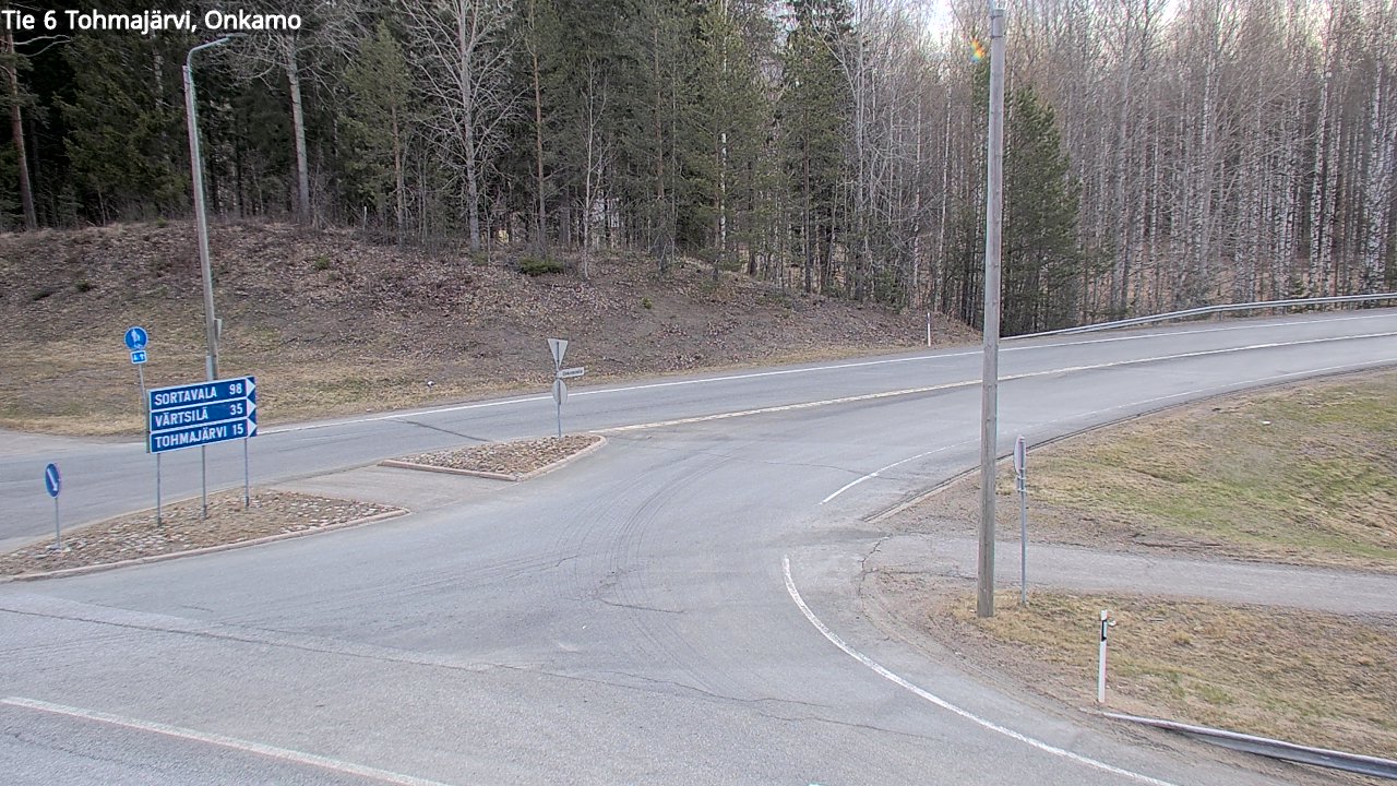 Weather Camera Image Road 6 Tohmajärvi, Onkamo, Tohmajärvi, Pohjois-Karjala