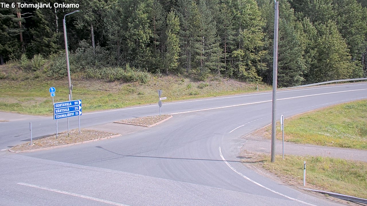 Kelikamerat Kuva Tie 6 Tohmajärvi, Onkamo, Tohmajärvi, Pohjois-Karjala