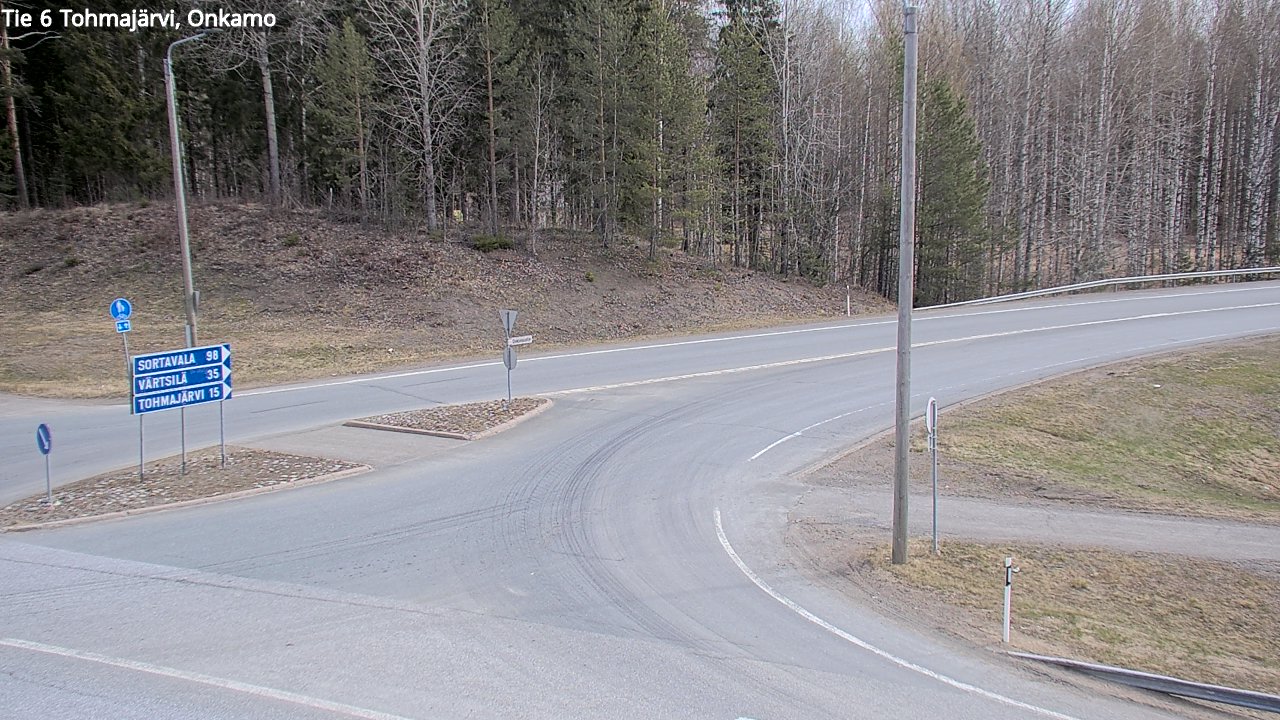 Weather Camera Image Road 6 Tohmajärvi, Onkamo, Tohmajärvi, Pohjois-Karjala