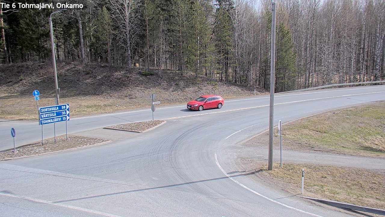 Weather Camera Image Road 6 Tohmajärvi, Onkamo, Tohmajärvi, Pohjois-Karjala