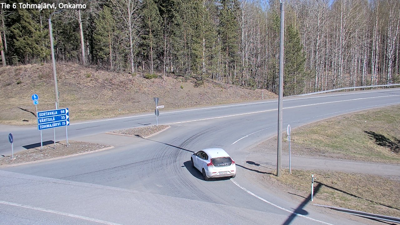 Weather Camera Image Väg 6 Tohmajärvi, Onkamo, Tohmajärvi, Pohjois-Karjala