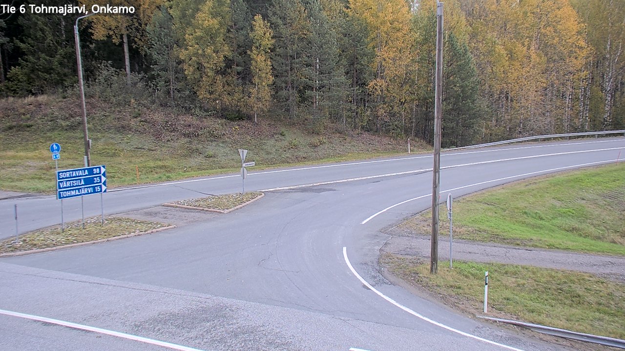 Weather Camera Image Road 6 Tohmajärvi, Onkamo, Tohmajärvi, Pohjois-Karjala