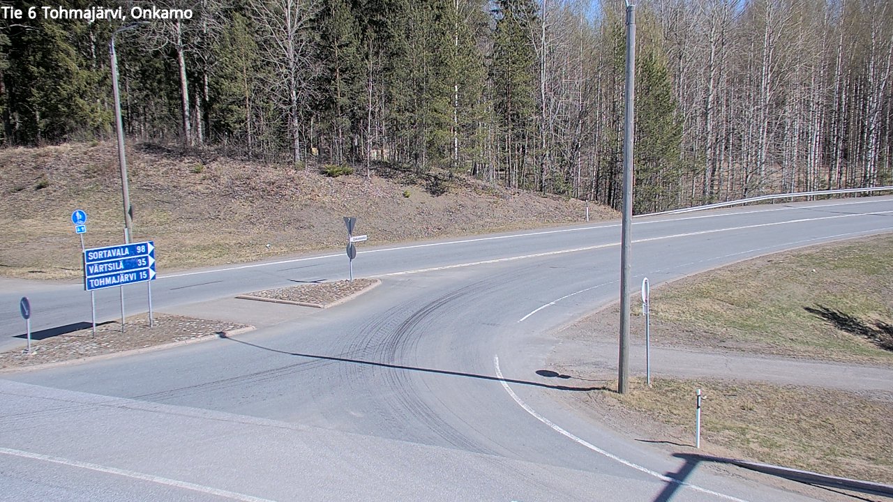 Weather Camera Image Väg 6 Tohmajärvi, Onkamo, Tohmajärvi, Pohjois-Karjala