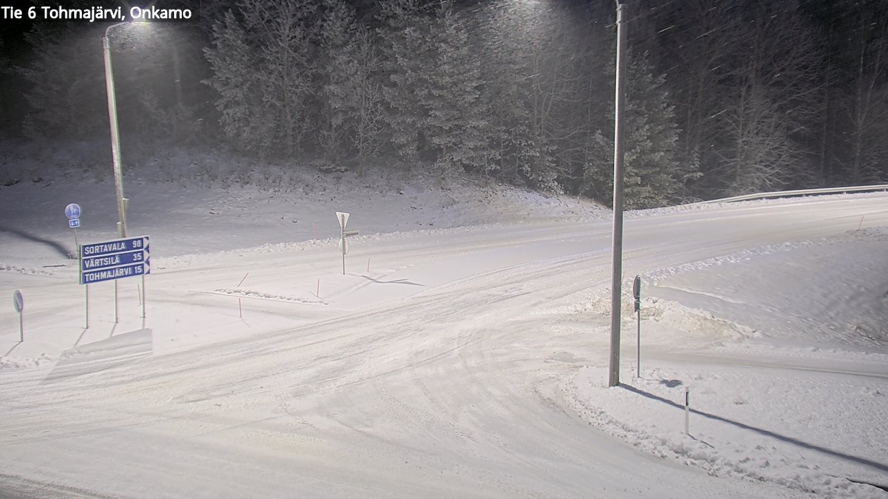 Kelikamerat Kuva Tie 6 Tohmajärvi, Onkamo, Tohmajärvi, Pohjois-Karjala