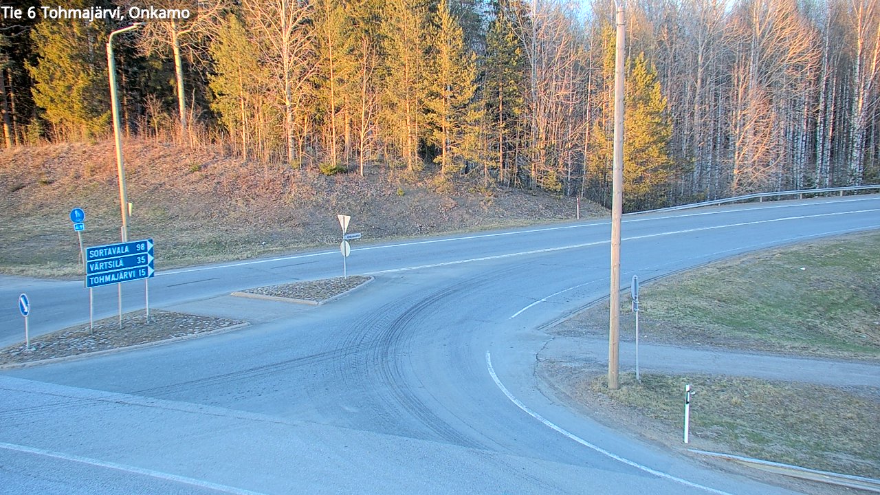 Weather Camera Image Road 6 Tohmajärvi, Onkamo, Tohmajärvi, Pohjois-Karjala