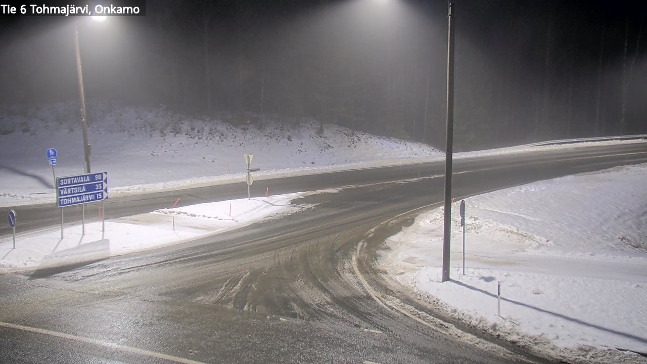 Weather Camera Image Väg 6 Tohmajärvi, Onkamo, Tohmajärvi, Pohjois-Karjala