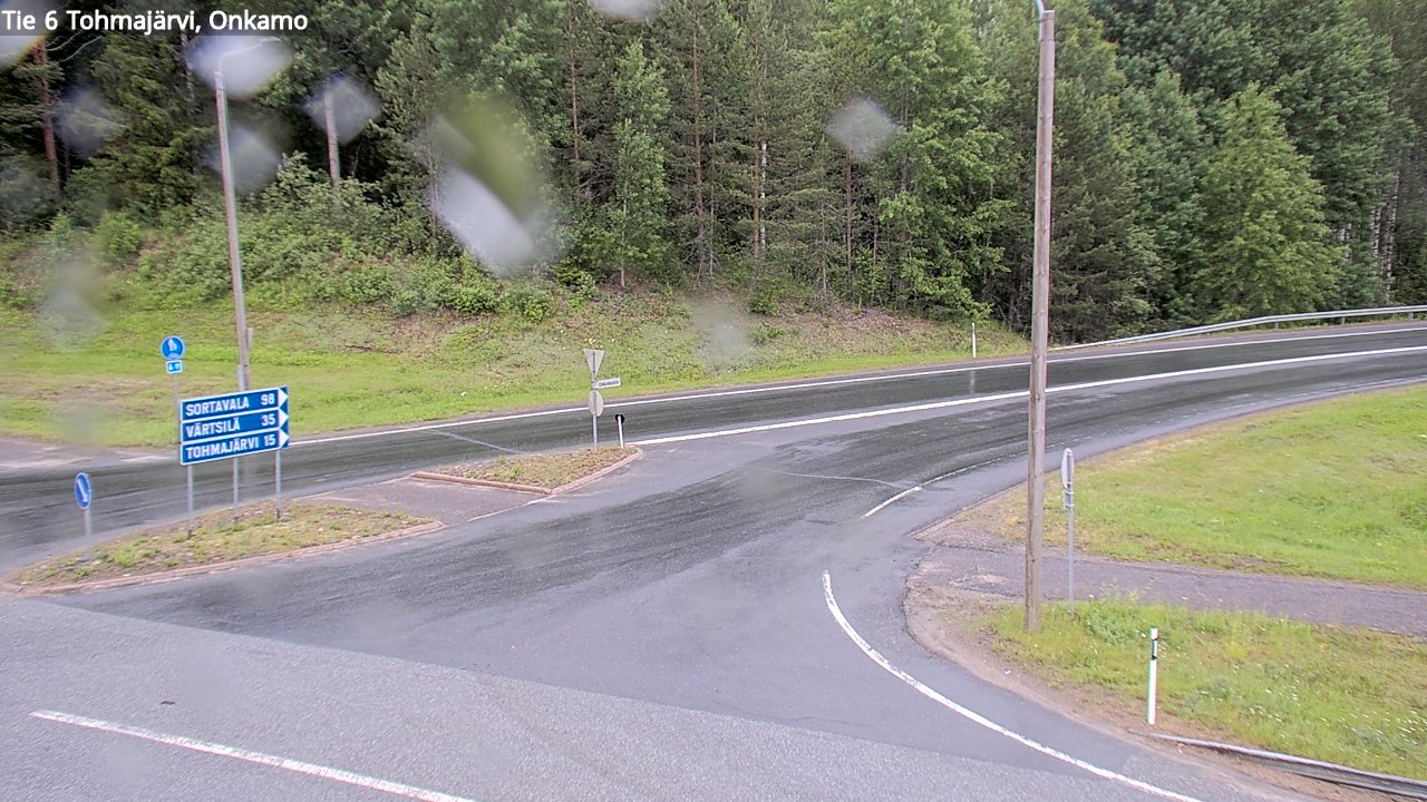 Weather Camera Image Road 6 Tohmajärvi, Onkamo, Tohmajärvi, Pohjois-Karjala