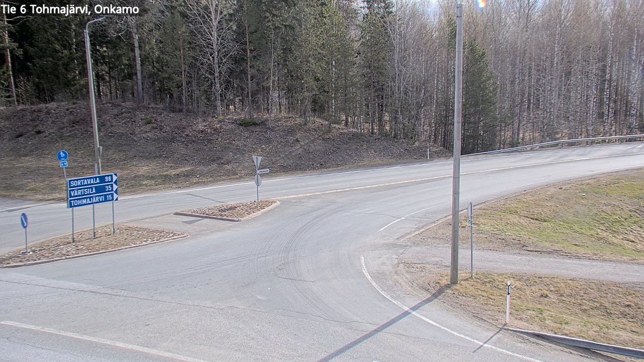 Weather Camera Image Road 6 Tohmajärvi, Onkamo, Tohmajärvi, Pohjois-Karjala