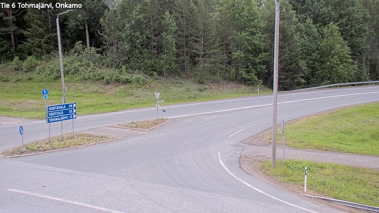 Weather Camera Image Road 6 Tohmajärvi, Onkamo, Tohmajärvi, Pohjois-Karjala