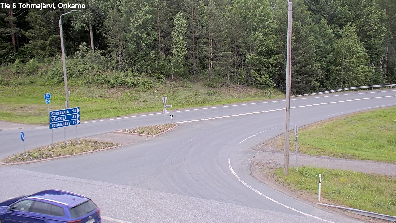 Weather Camera Image Road 6 Tohmajärvi, Onkamo, Tohmajärvi, Pohjois-Karjala
