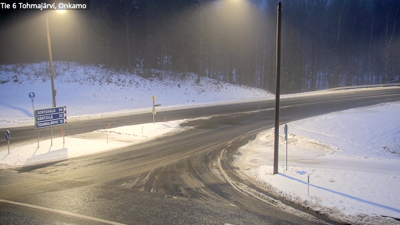 Weather Camera Image Väg 6 Tohmajärvi, Onkamo, Tohmajärvi, Pohjois-Karjala