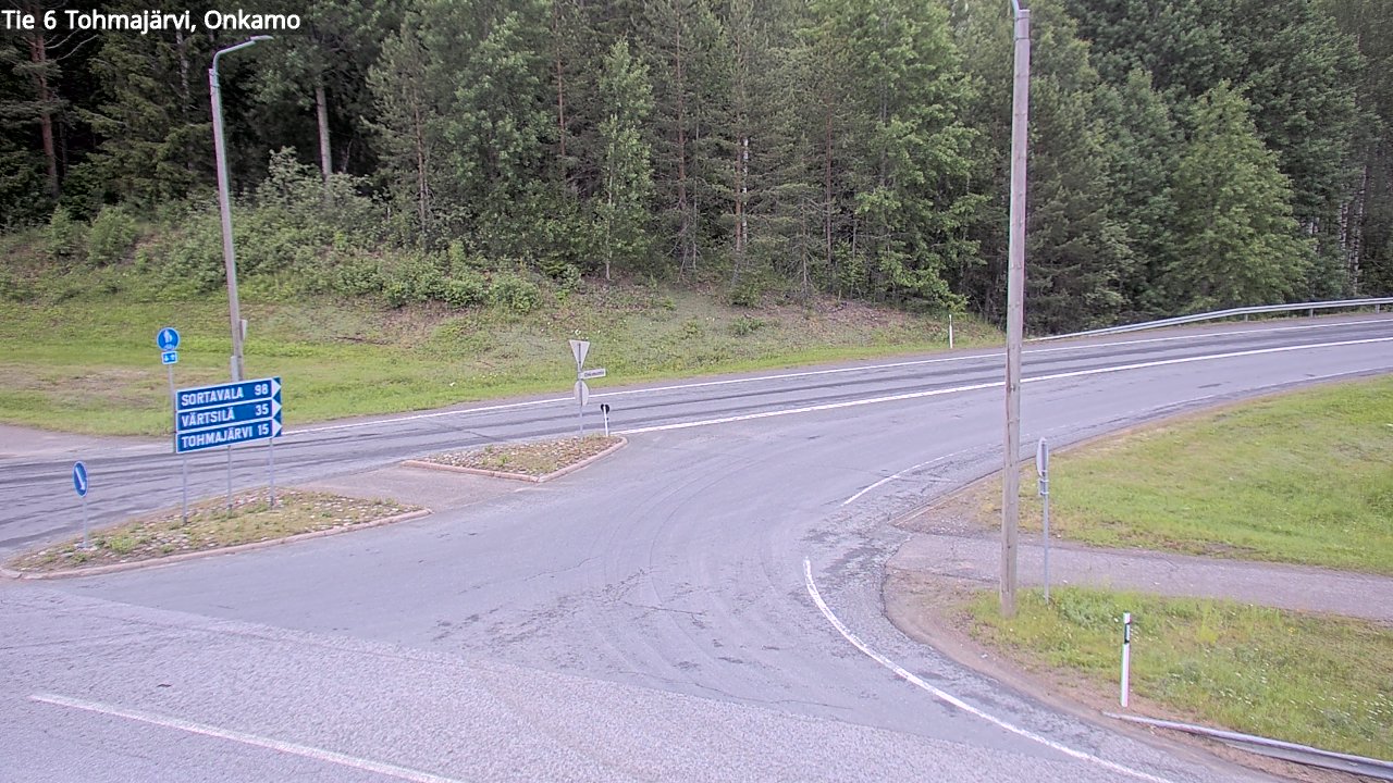 Weather Camera Image Road 6 Tohmajärvi, Onkamo, Tohmajärvi, Pohjois-Karjala