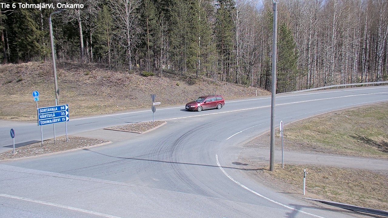 Weather Camera Image Road 6 Tohmajärvi, Onkamo, Tohmajärvi, Pohjois-Karjala