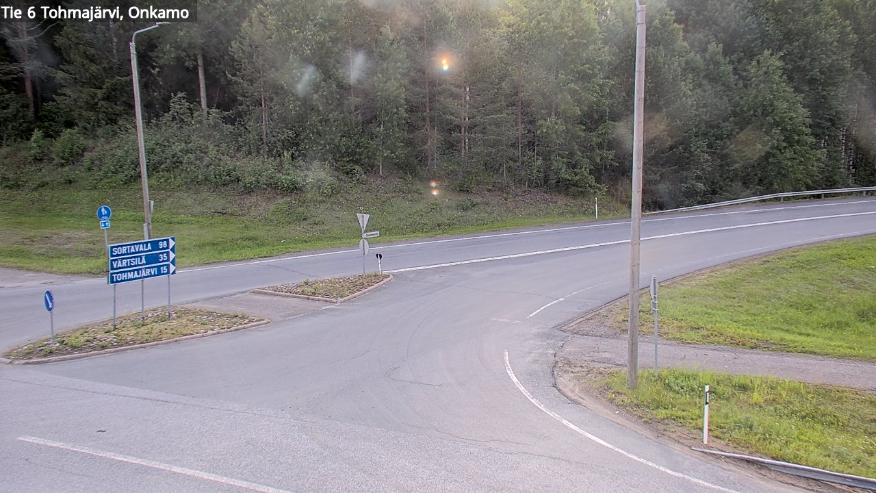Weather Camera Image Road 6 Tohmajärvi, Onkamo, Tohmajärvi, Pohjois-Karjala