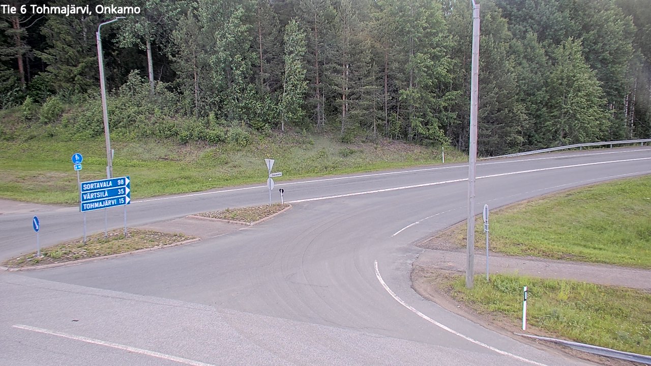 Weather Camera Image Road 6 Tohmajärvi, Onkamo, Tohmajärvi, Pohjois-Karjala