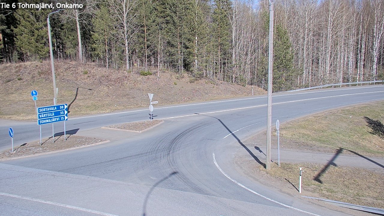 Weather Camera Image Road 6 Tohmajärvi, Onkamo, Tohmajärvi, Pohjois-Karjala