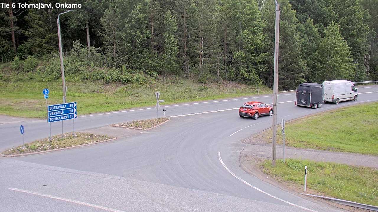 Weather Camera Image Road 6 Tohmajärvi, Onkamo, Tohmajärvi, Pohjois-Karjala