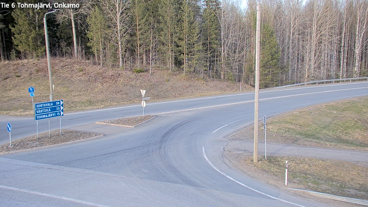 Weather Camera Image Road 6 Tohmajärvi, Onkamo, Tohmajärvi, Pohjois-Karjala
