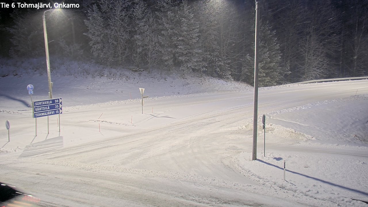 Kelikamerat Kuva Tie 6 Tohmajärvi, Onkamo, Tohmajärvi, Pohjois-Karjala