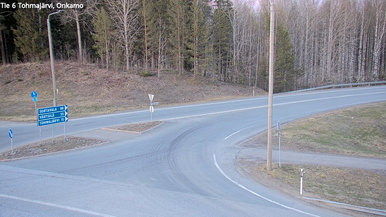 Weather Camera Image Road 6 Tohmajärvi, Onkamo, Tohmajärvi, Pohjois-Karjala