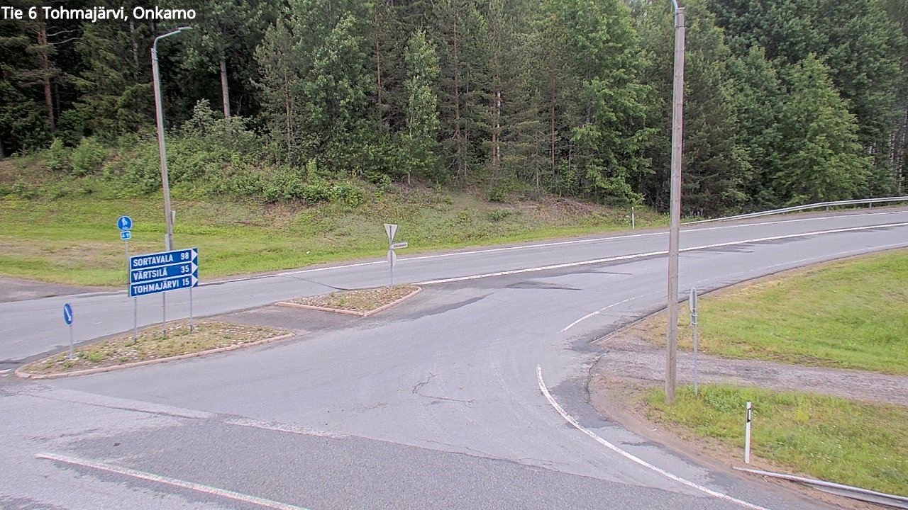 Kelikamerat Kuva Tie 6 Tohmajärvi, Onkamo, Tohmajärvi, Pohjois-Karjala